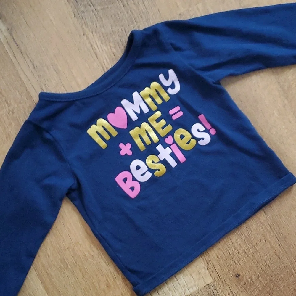 Garanimals Girls Besties Long Sleeve‎ Shirt and Pants Outfit Size 12M
